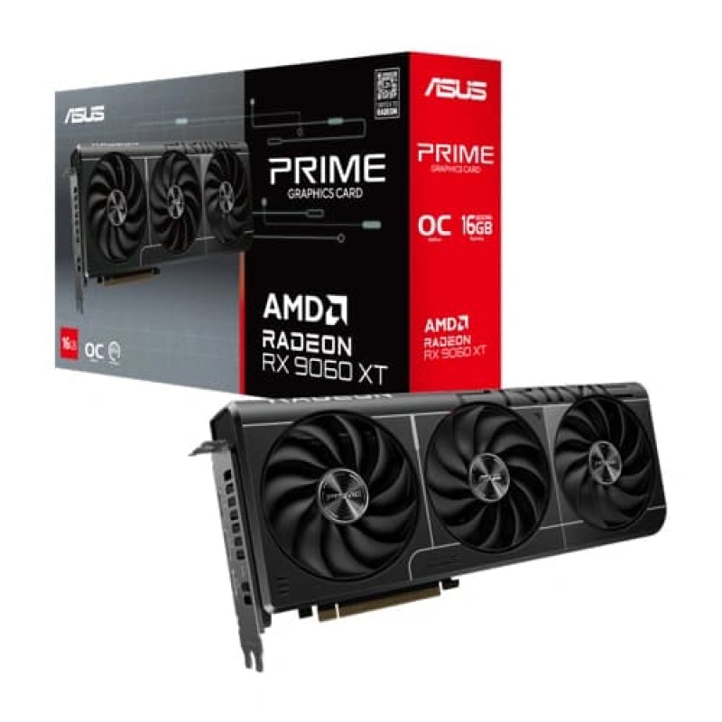 ASUS Prime RX 9060 XT OC Edition 16GB ASUS Prime RX 9060 XT OC Edition 16GB